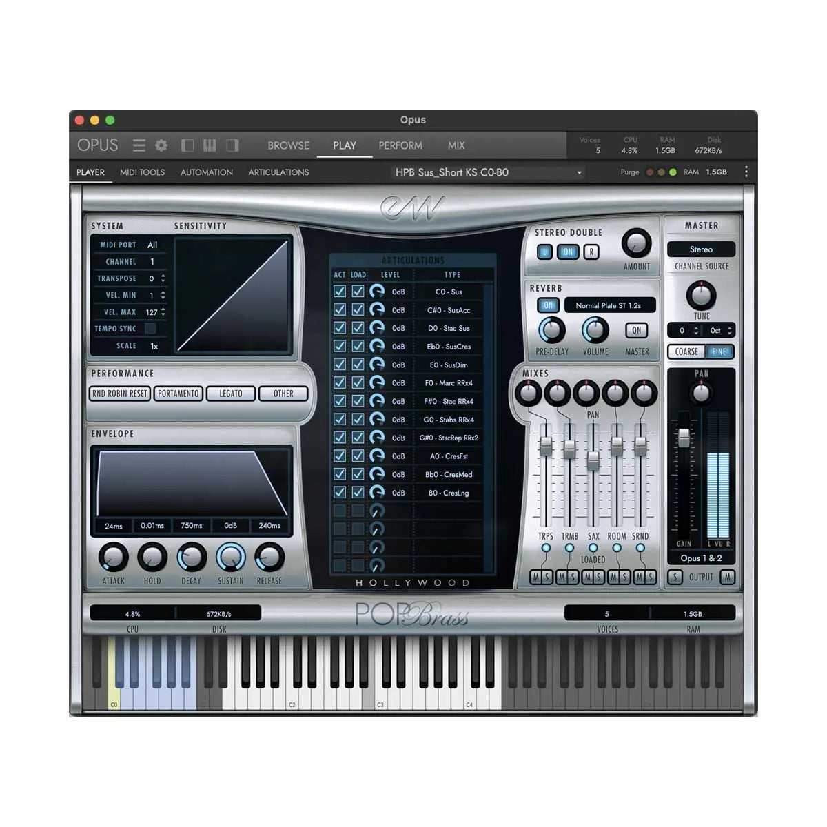 EastWest Hollywood Pop Brass Plug-In (Serial Nr + Download )