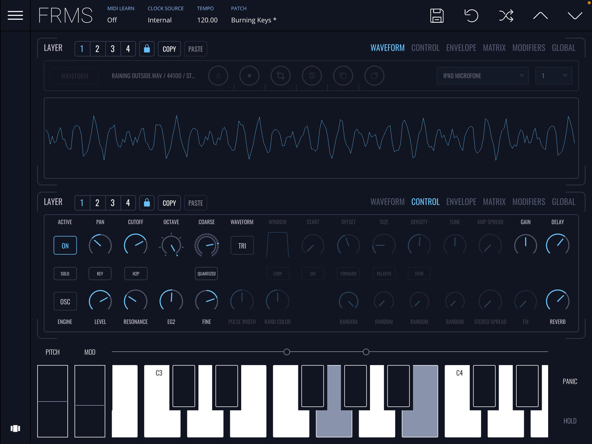 Imaginando FRMS - Granular Synthesizer — Imaginando