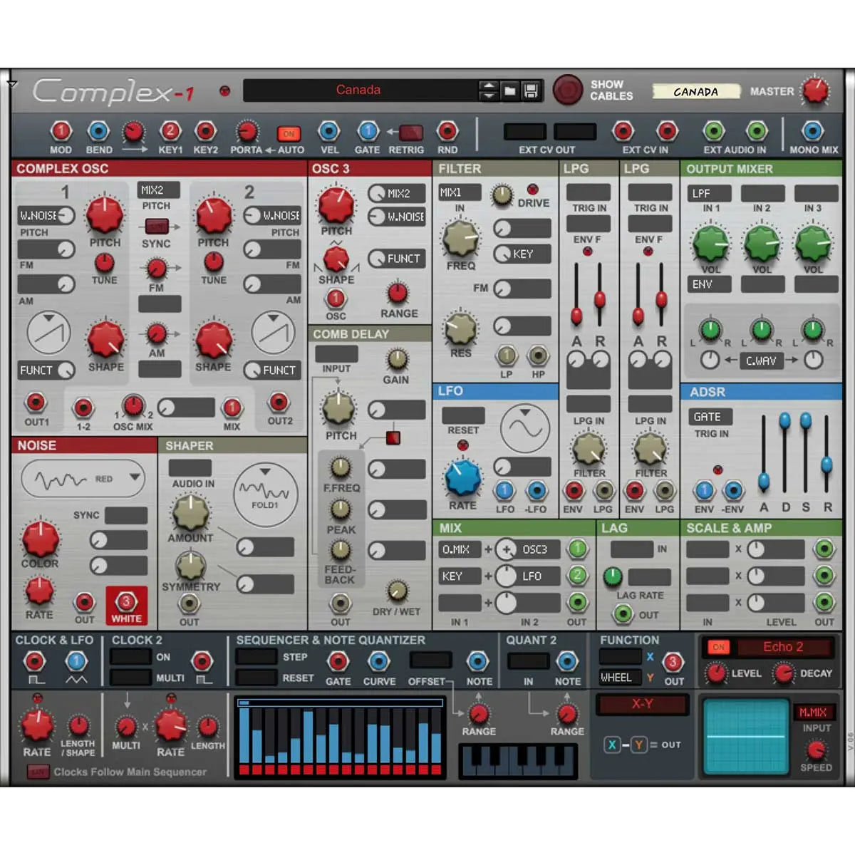 Reason Complex-1 Modular Synthesizer Rack Extension