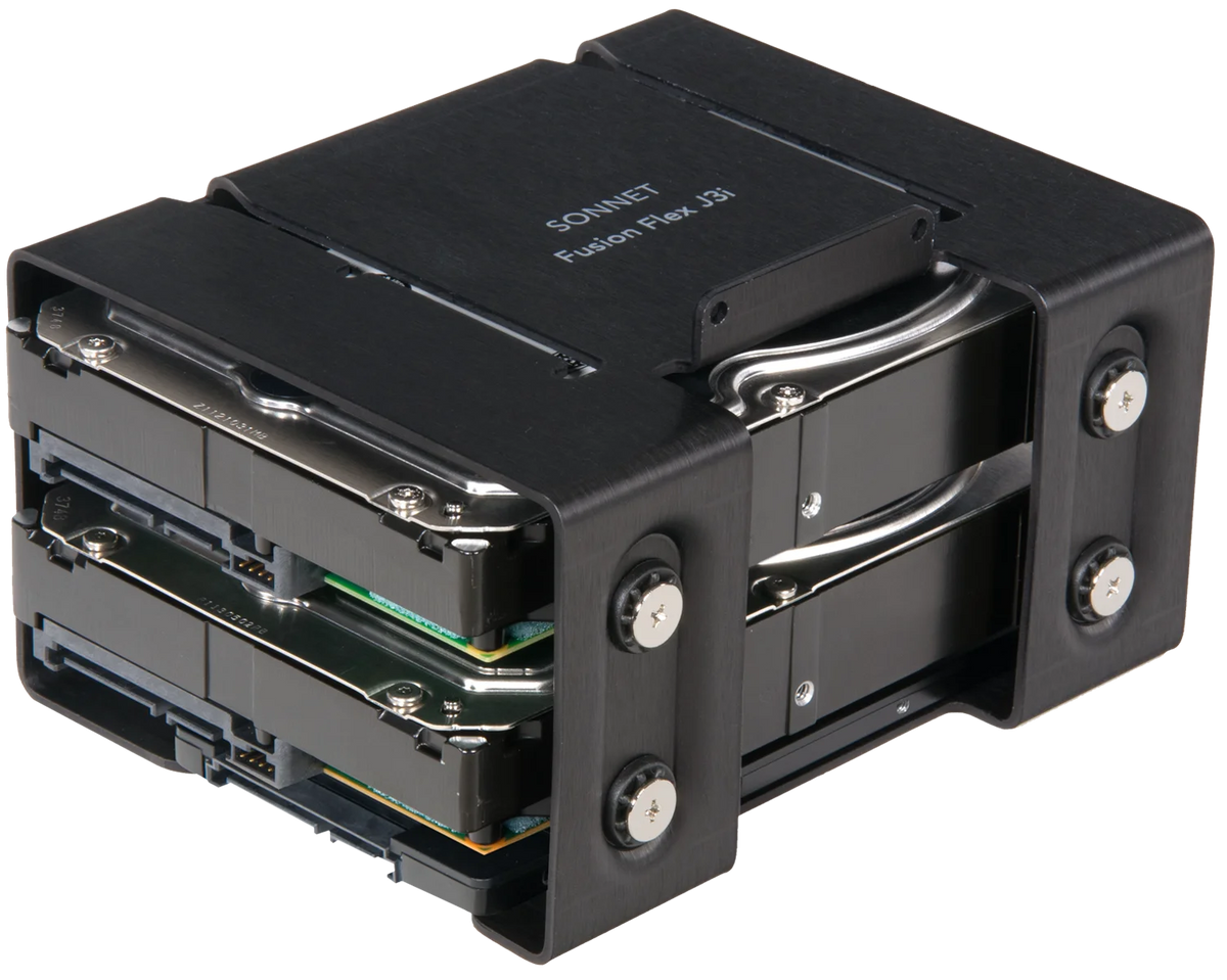 Sonnet Fusion Flex J3i 3-drive mounting system for Mac Pro