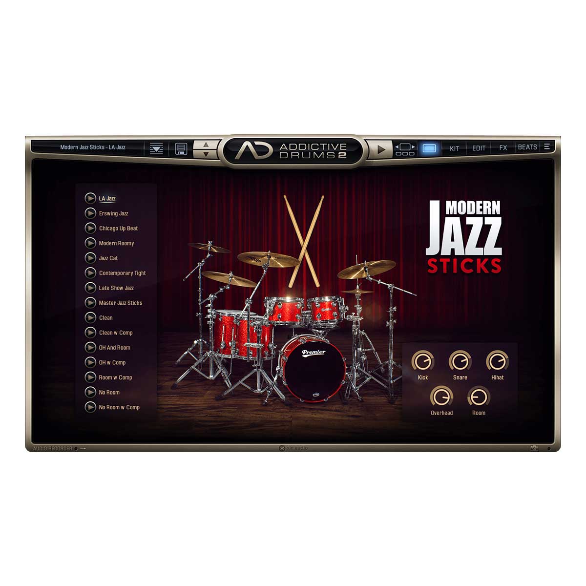 XLN Audio AD2: Modern Jazz Sticks Expansion Pack (Serial Nr + Download)