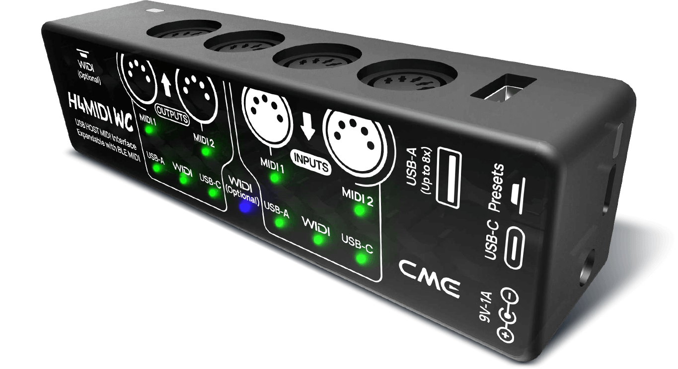 CME Pro H4MIDI WC USB Host MIDI Interface