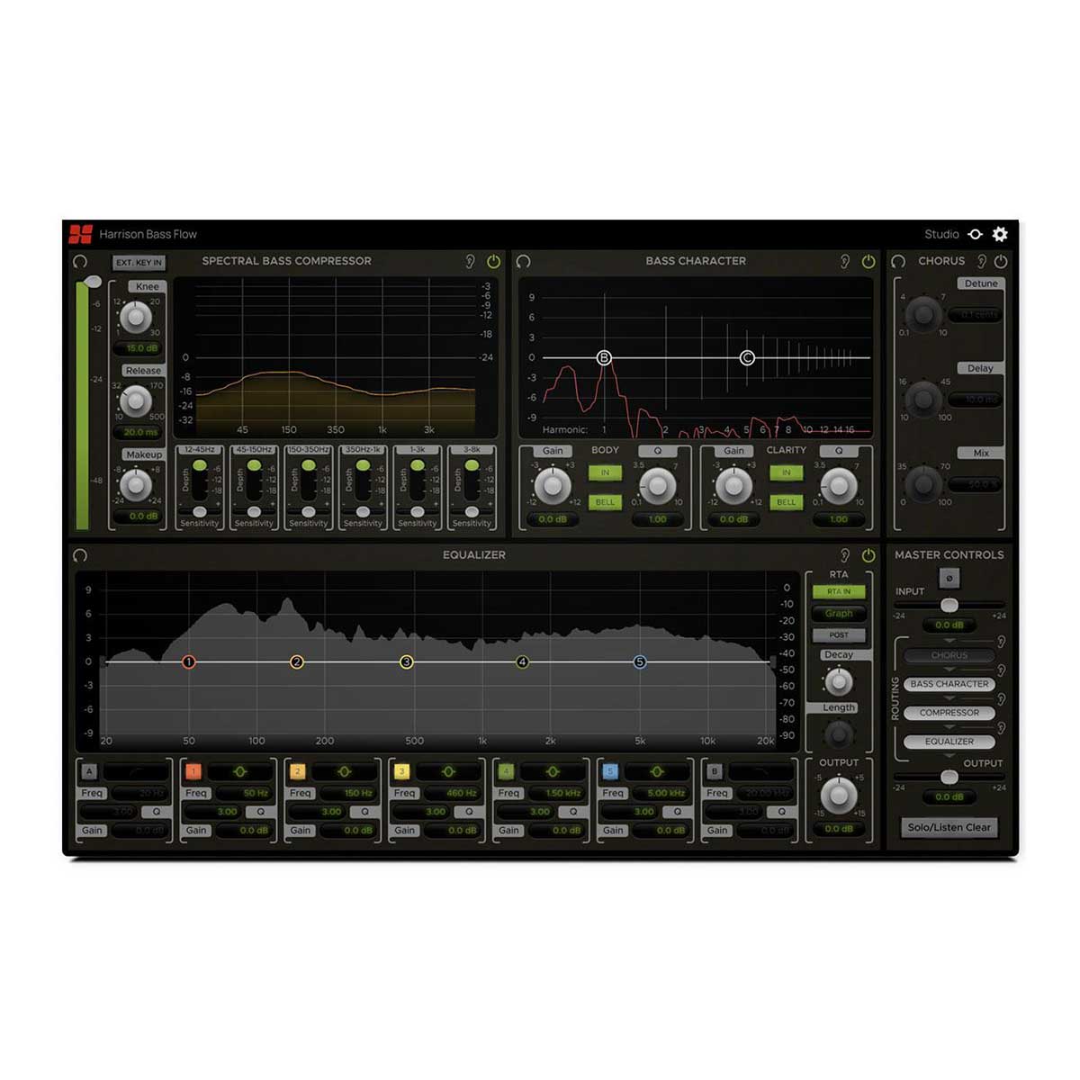 Harrison &amp; SSL Bass Flow and Guitarstrip Bundle (Serial Nr + Download)