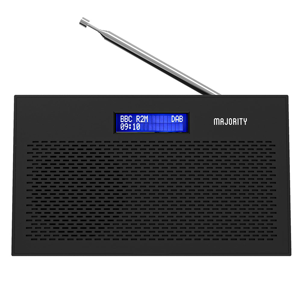 Majority Histon Compact DAB &amp; FM Radio-Black