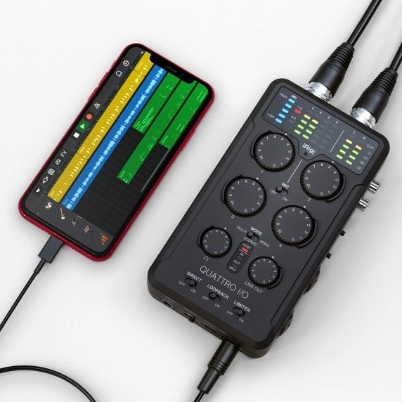 IK Multimedia iRig Pro Quattro I/O Deluxe