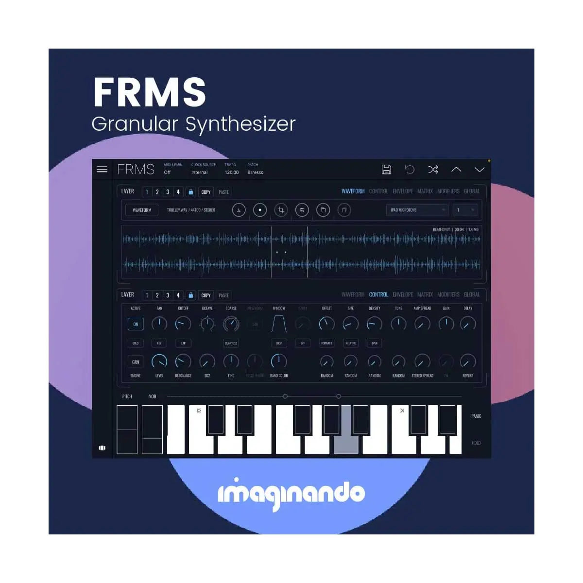 Imaginando FRMS Granular Synthesizer Plug-In (Serial Nr + Download) Imaginando