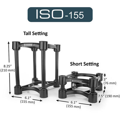 IsoAcoustics ISO-155 Monitor Isolator Stand