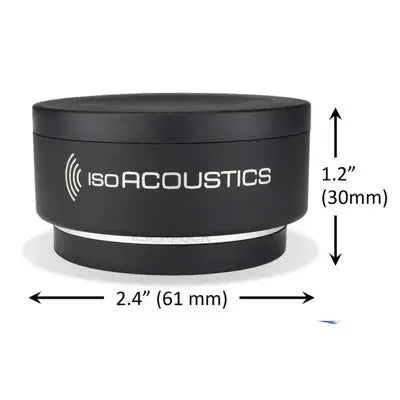 IsoAcoustics ISO-Puck Acoustic Isolation Puck -  2 Pack