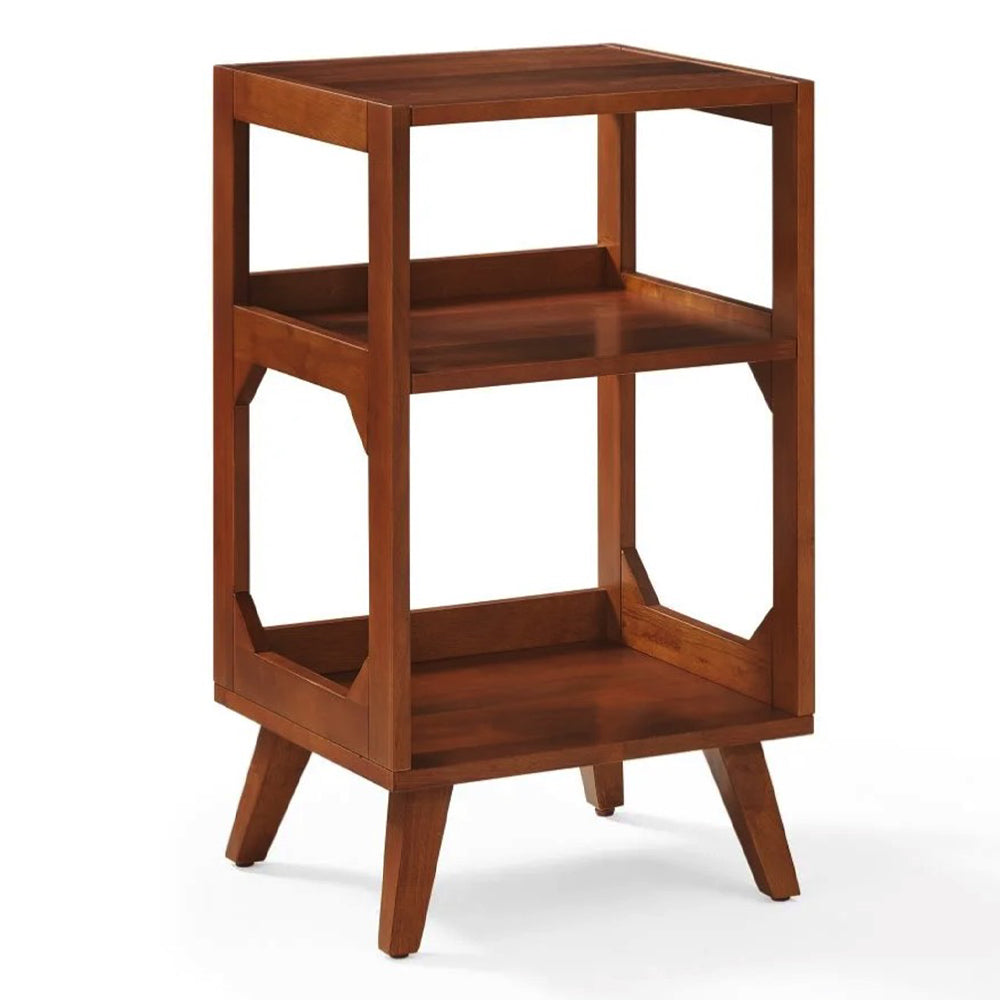 Crosley Asheville Small Record Player Stand -  Walnut