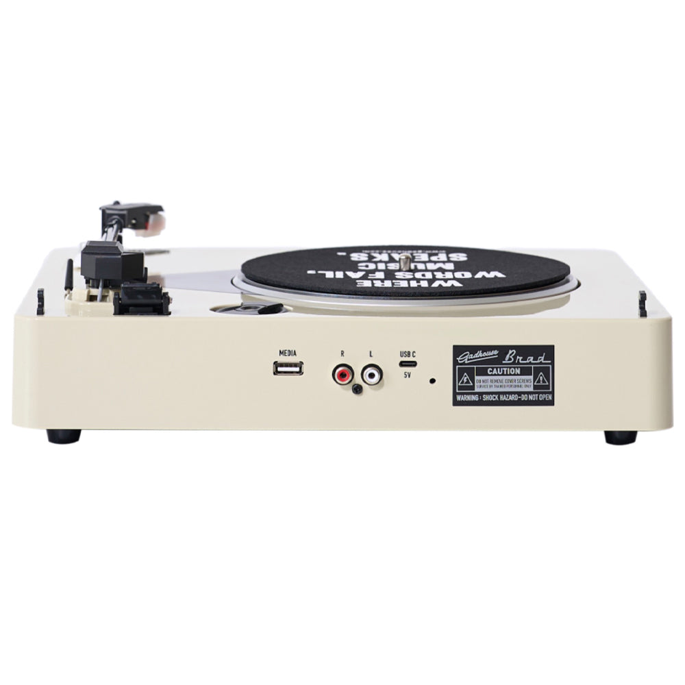 Gadhouse Brad MKII Record Player - Ivory