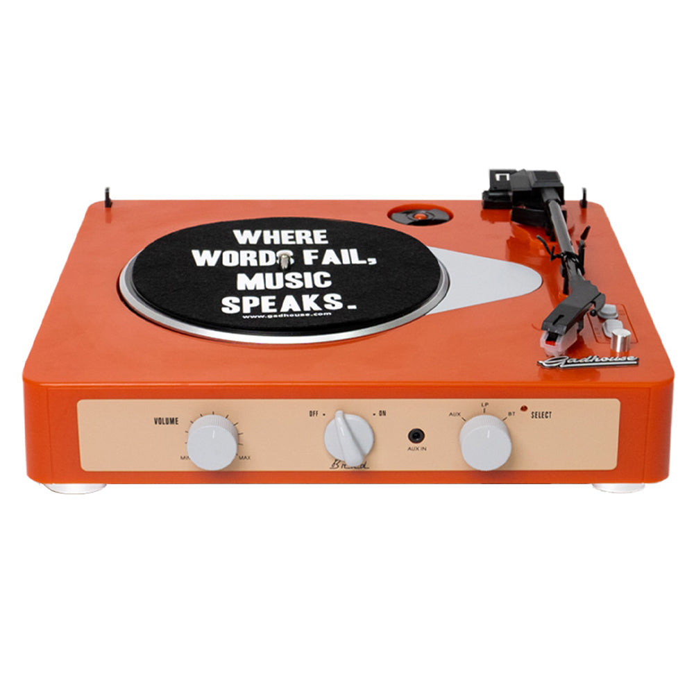 Gadhouse Brad MKII Record Player - Tangerine