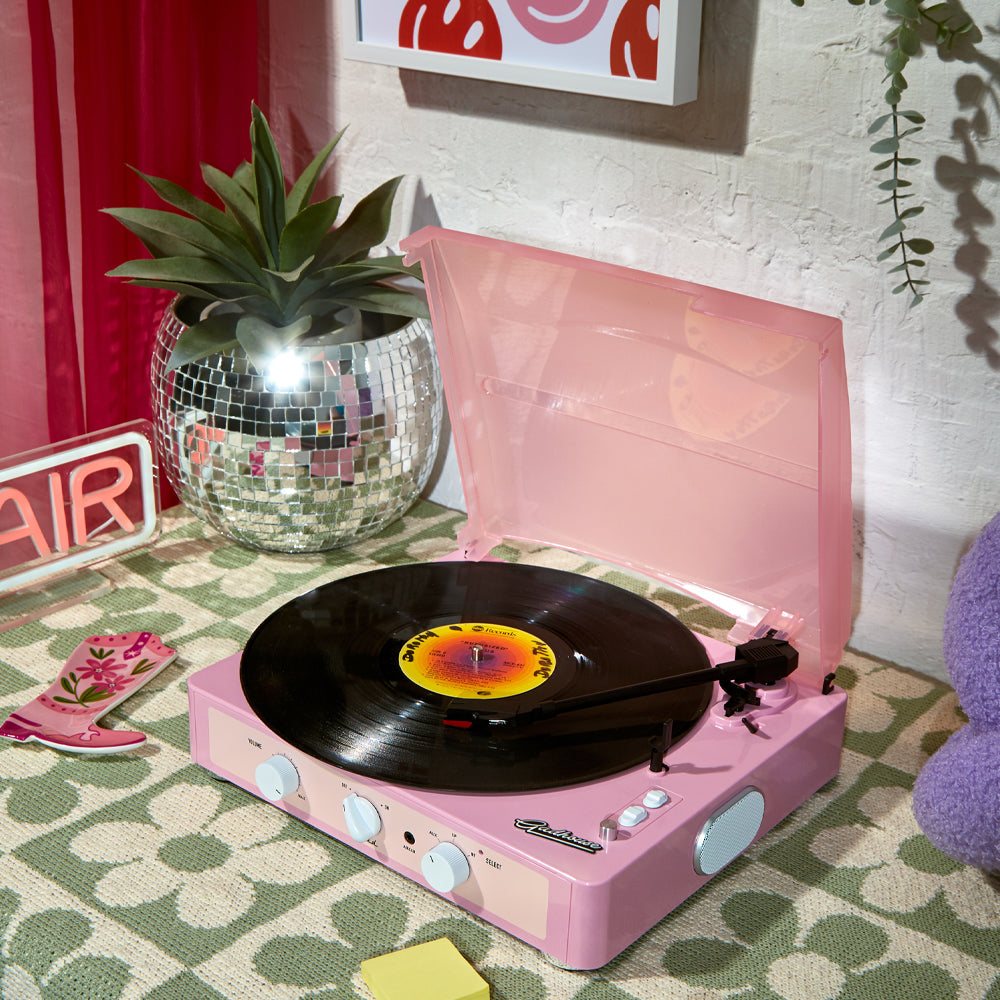 Gadhouse Brad MKII Record Player - Limited Edition Pink