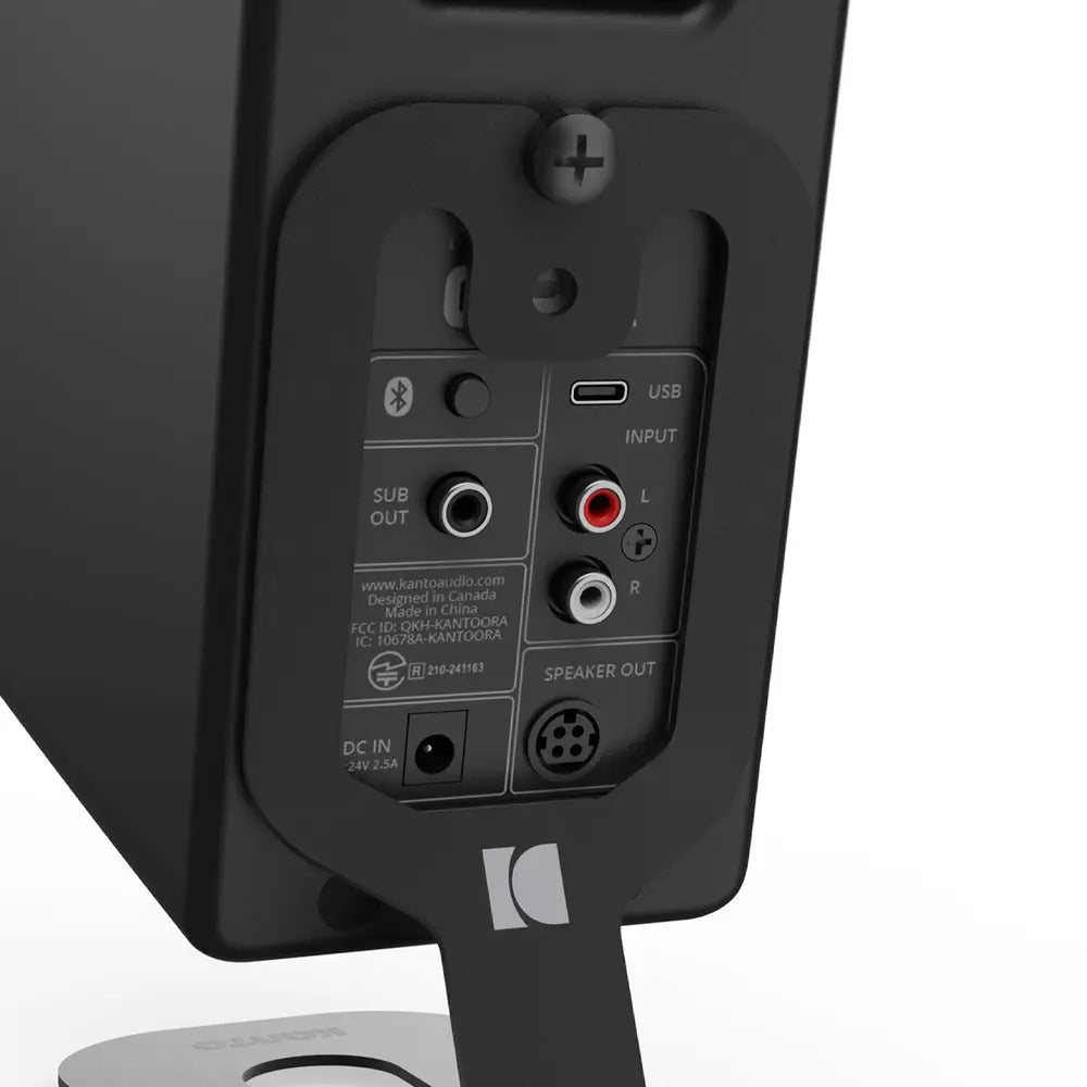 Kanto SU2 Kanto SU2 Rear-Mounted Desktop Stands for Uki and Ora - Black, Pair Kanto