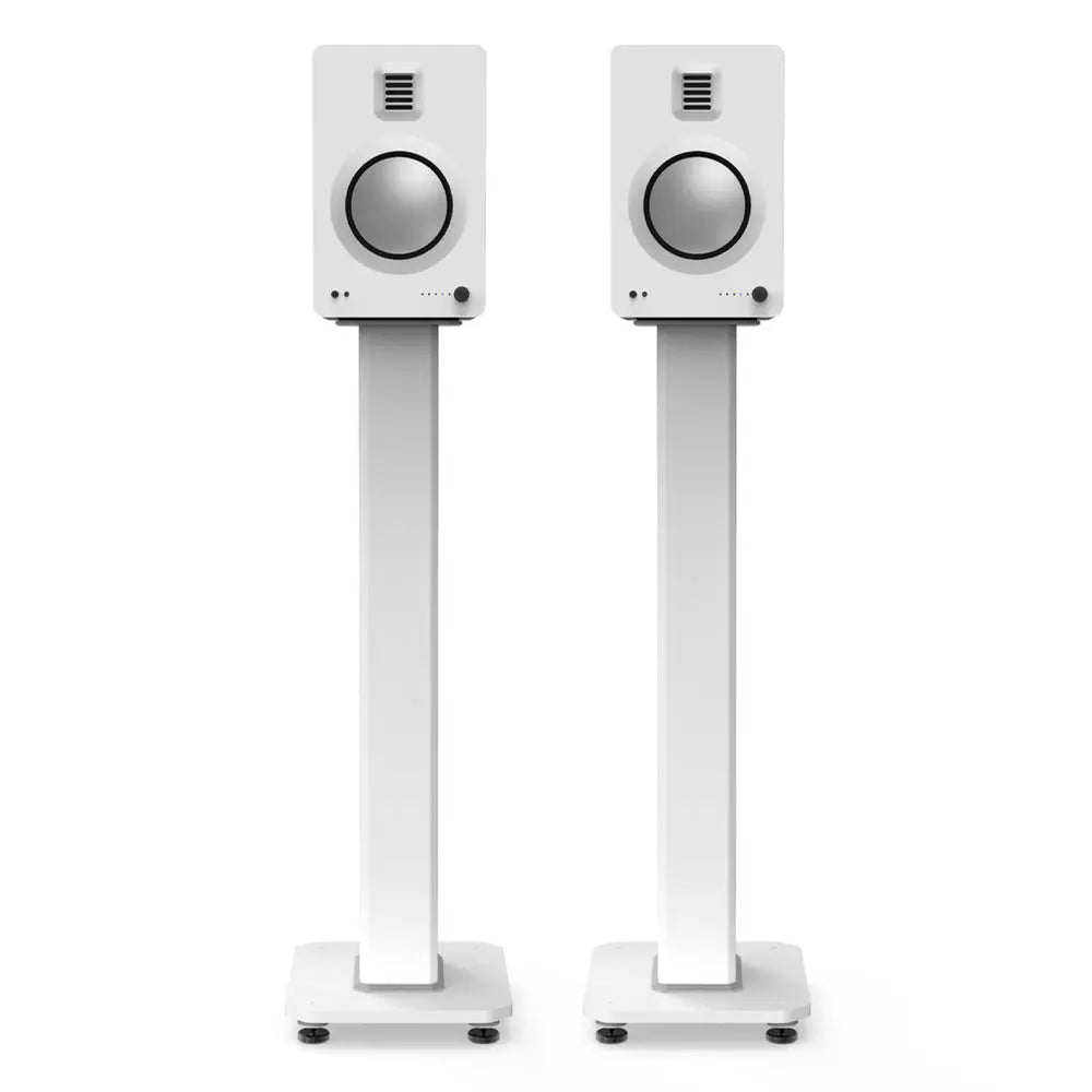 Kanto SX30W 30" Tall Fillable Speaker Stands with Isolation Feet - Pair, White Kanto