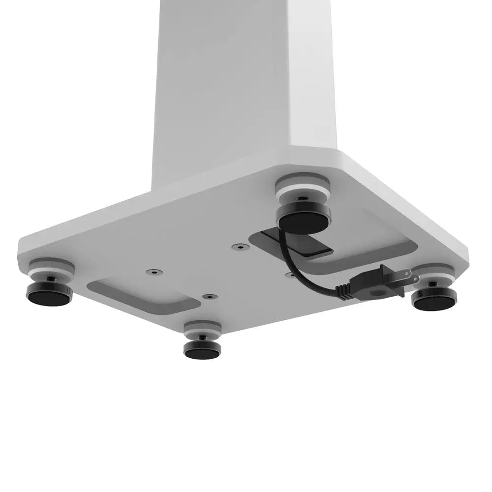 Kanto SX30W 30" Tall Fillable Speaker Stands with Isolation Feet - Pair, White Kanto