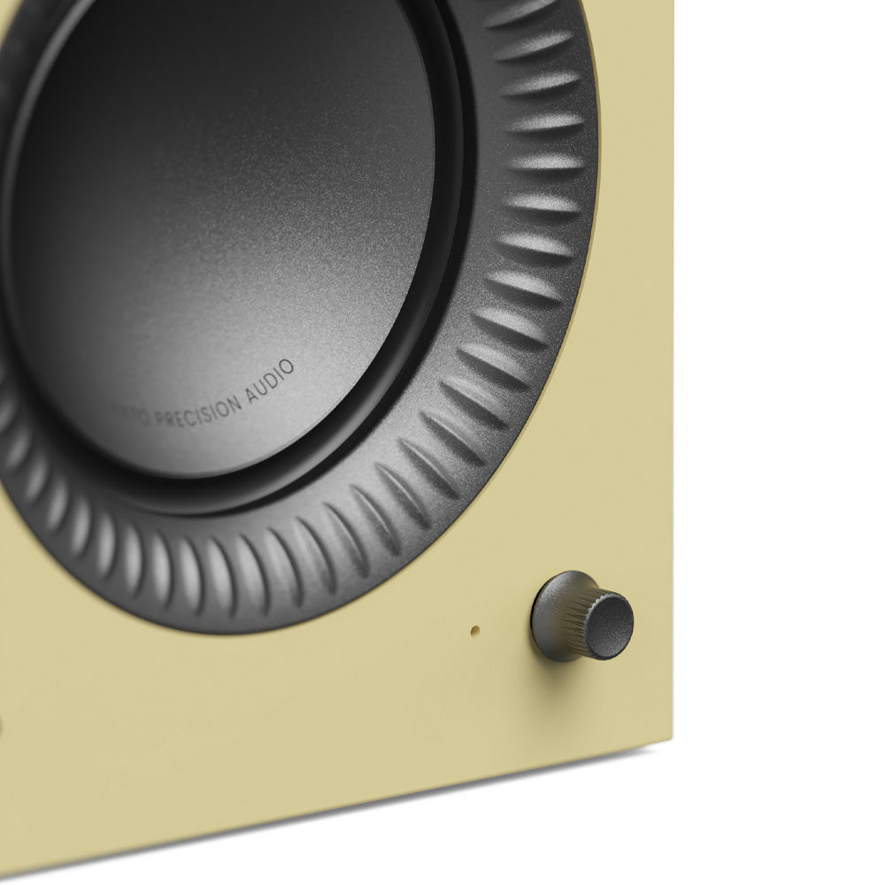 Kanto TUK (2nd Gen) 260W Premium Powered Speaker System with Bluetooth 5.4, Dual RCA and USB-C Inputs - Gloss Butter w/ Gunmetal