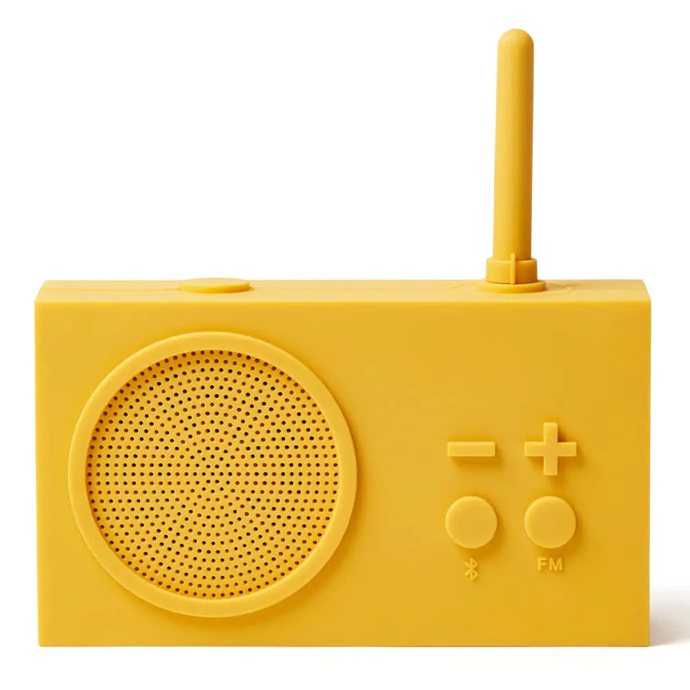 Lexon Thykho 3 Fm Radio & Bluetooth Speaker - Yellow Lexon