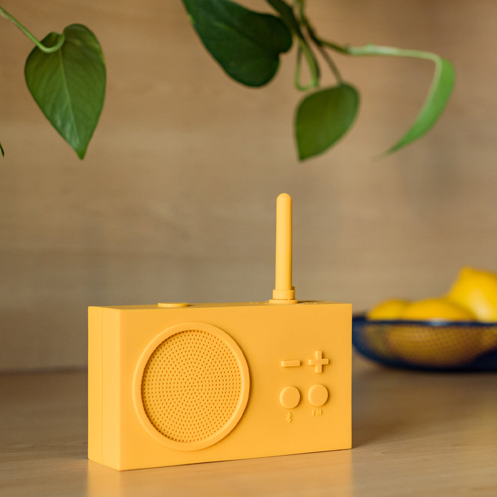 Lexon Thykho 3 Fm Radio &amp; Bluetooth Speaker - Yellow