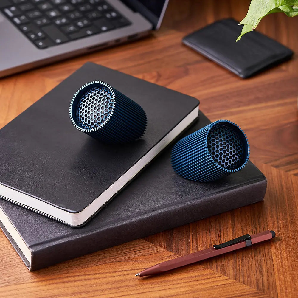 Lexon Ray Set Of Magnetic Bluetooth Speakers - Blue Lexon