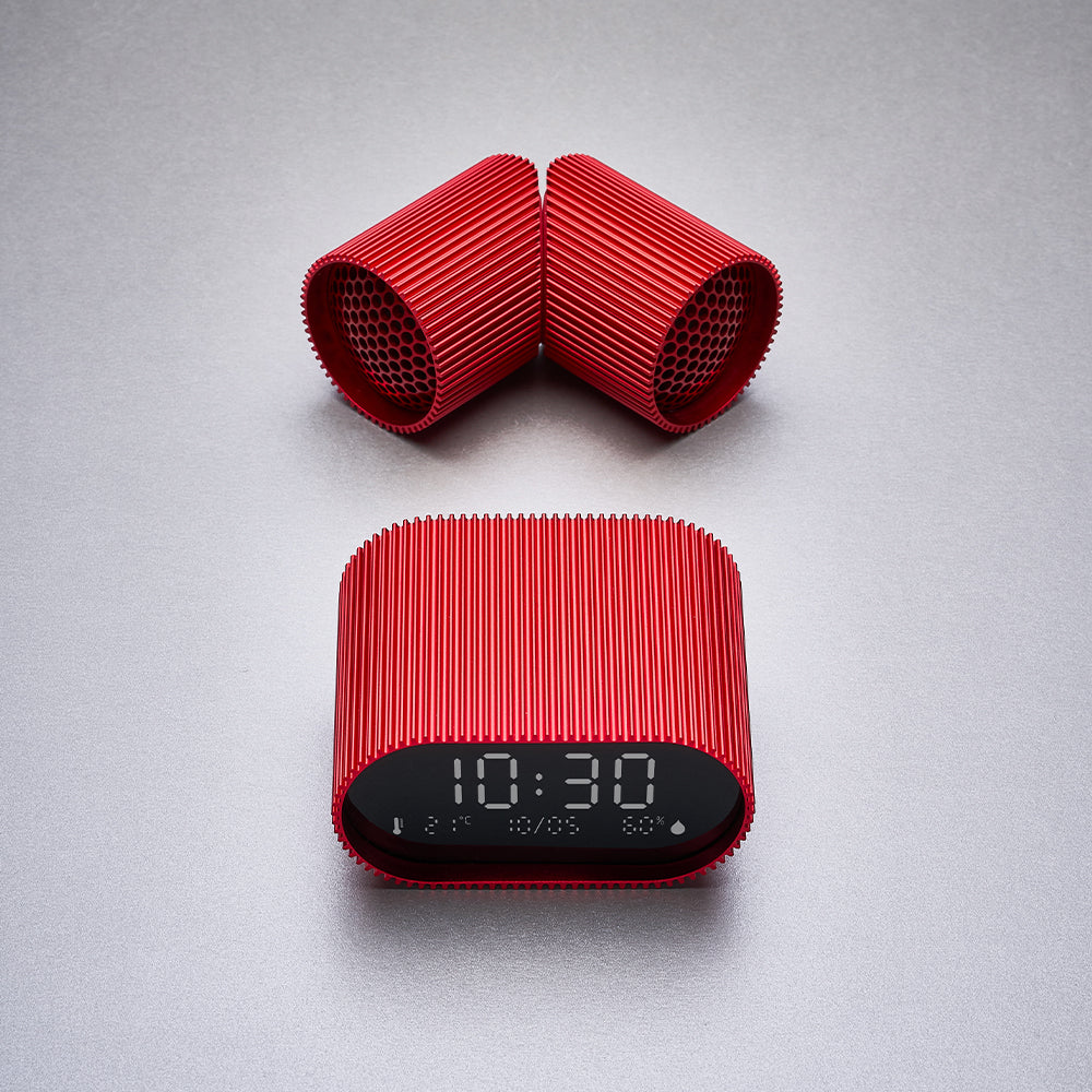 Lexon Ray Set Of Magnetic Bluetooth Speakers - Red