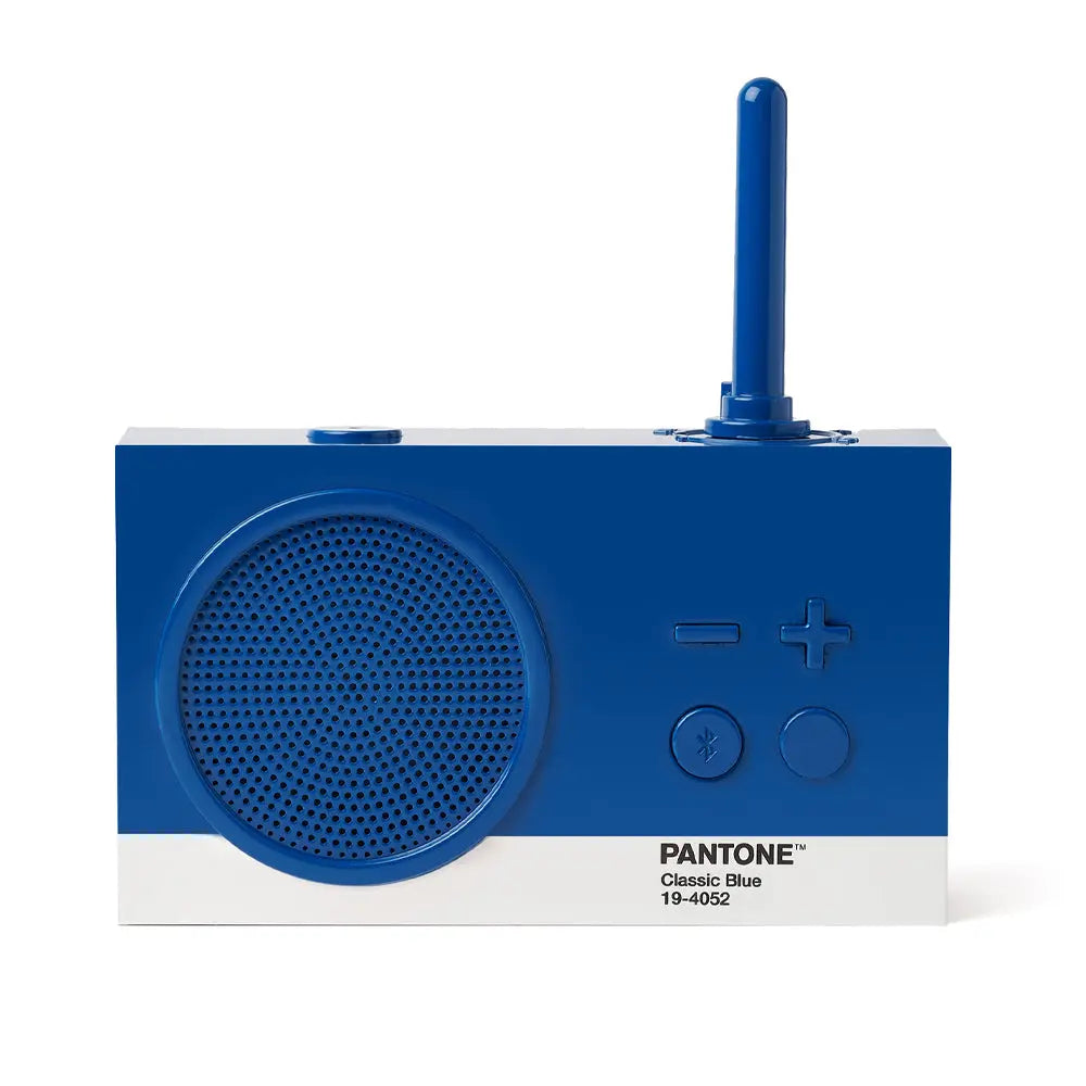 Lexon GIFT Set PANTONE - Includes Mino+ Mini Speaker, Flip Classic Clock, Mina M Lamp, Thykho 3  Speaker - Classic Blue - Koala Audio