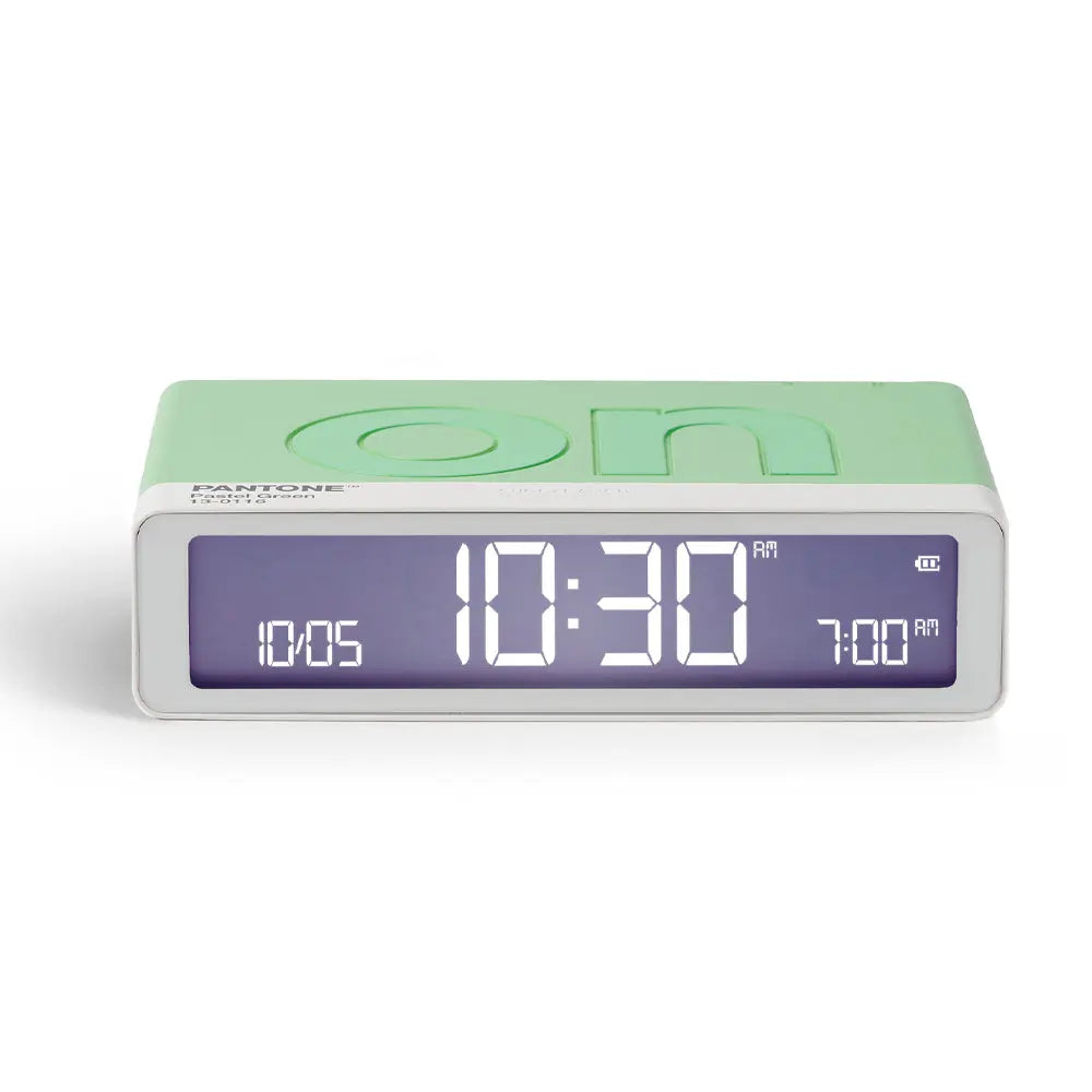 Lexon GIFT Set PANTONE - Includes Mino+ Mini Speaker, Flip Classic Clock, Mina M Lamp, Thykho 3  Speaker - Green - Koala Audio