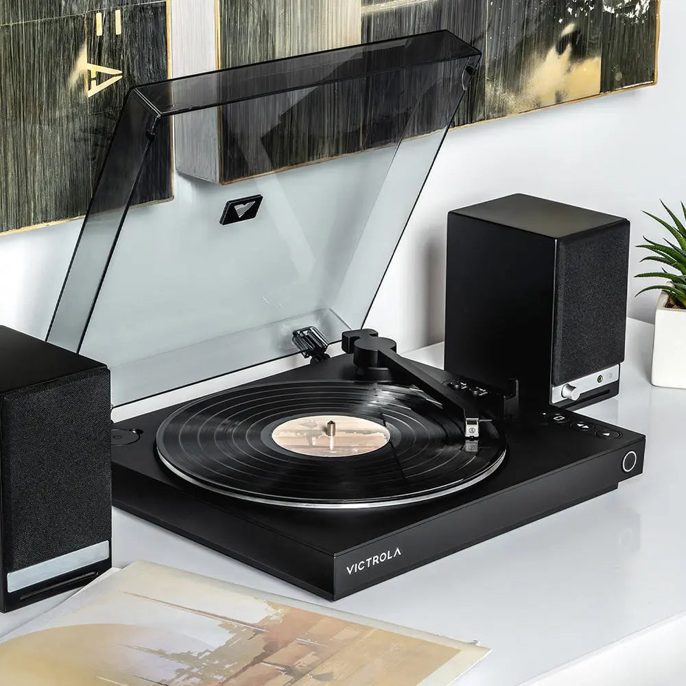 Victrola Automatic Turntable - Black Victrola