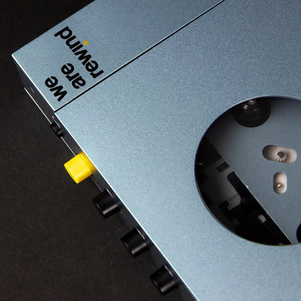 We Are Rewind Portable Cassette Player & Recorder - Kurt, Blue We Are Rewind