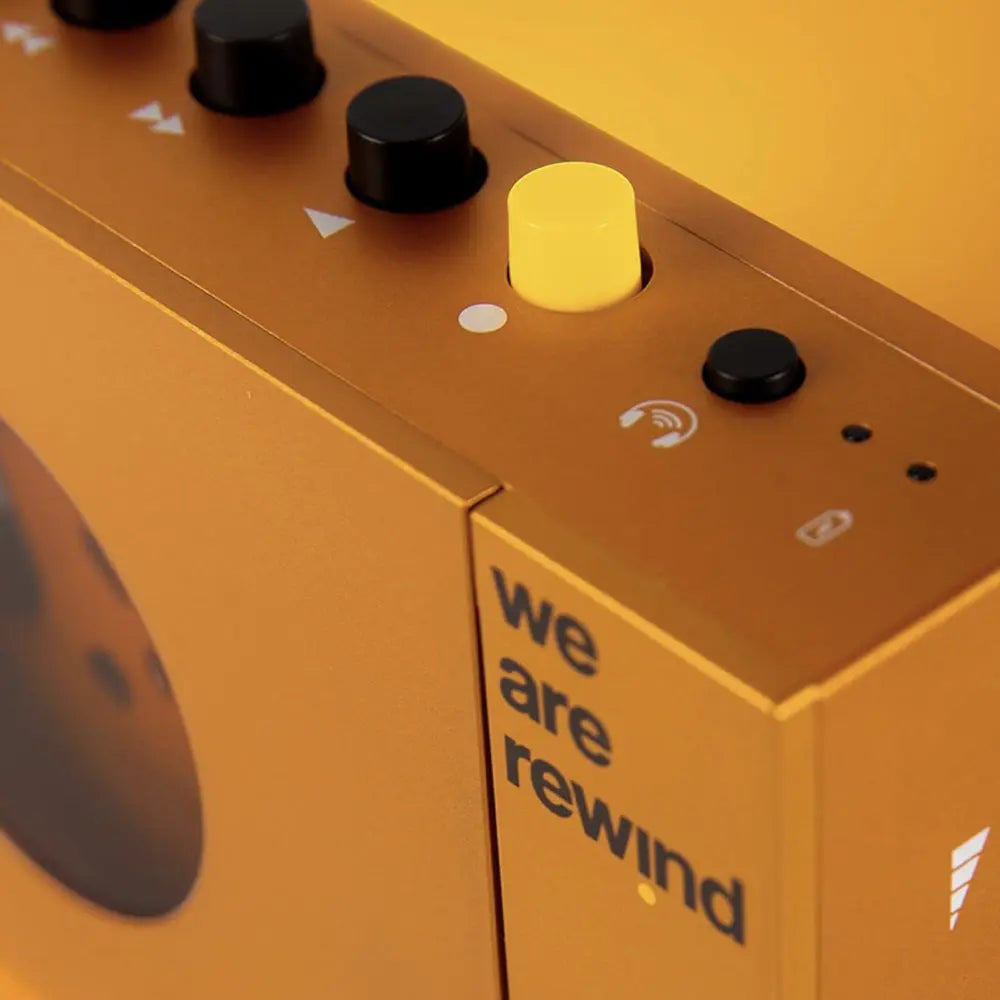 We Are Rewind Portable Cassette Player & Recorder - Serge, Orange We Are Rewind