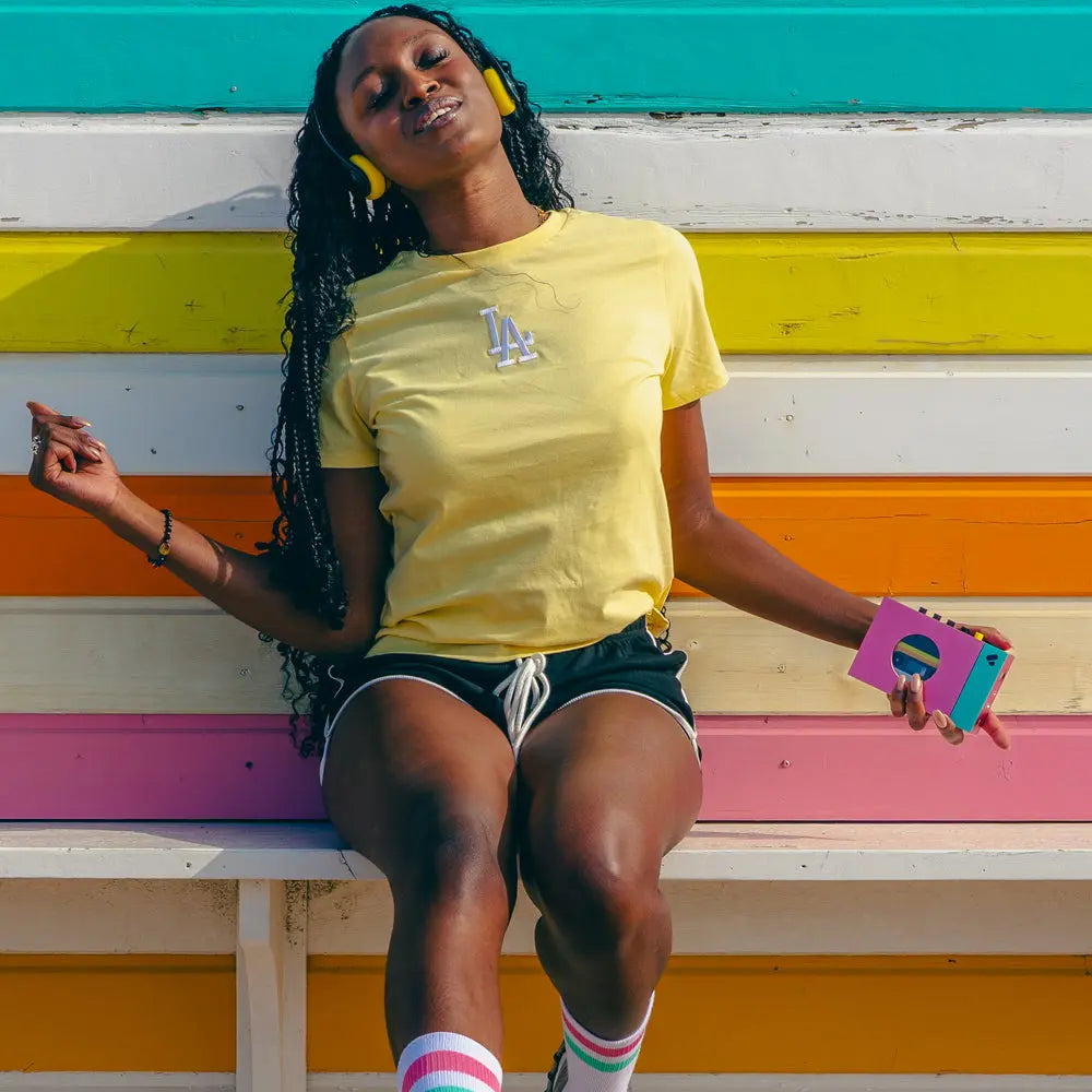 We Are Rewind Portable Cassette Player & Recorder - Edith, Pink & Green We Are Rewind