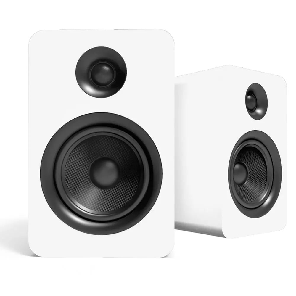 Kanto YU Passive 5.25" Speakers with 1" Silk Dome Tweeter and 5.25" Kevlar Woofer - White, Pair Kanto