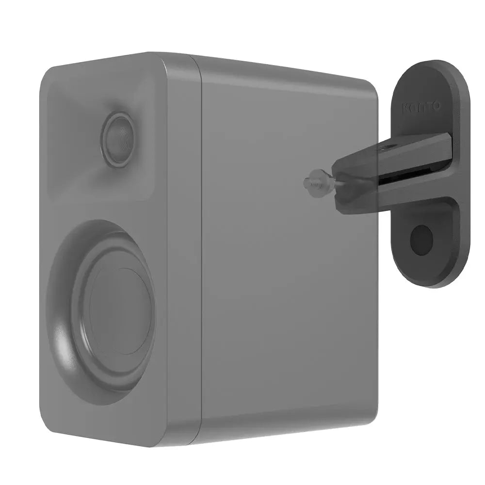 Kanto SPW3 Universal Satellite Speaker Wall Mount Bracket - Black, Pair Kanto