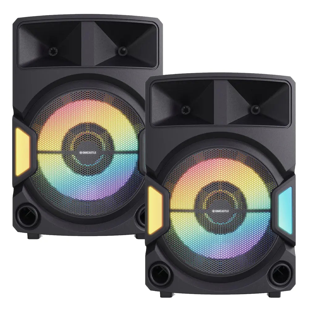 Majority PS500 - Bundled PA System 150w Bluetooth Karaoke-DJ-Party-PA System - Black Majority