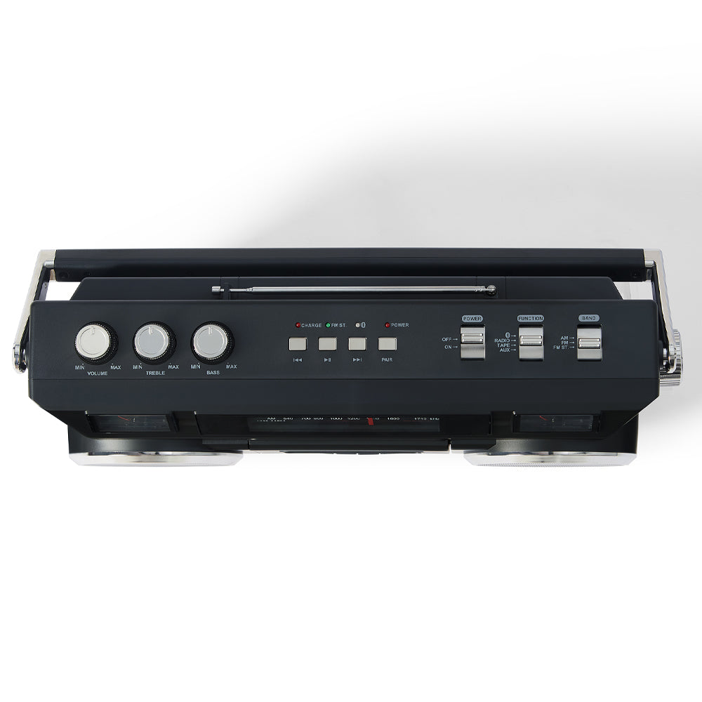 Crosley Blast Boombox Cassette Player - Black