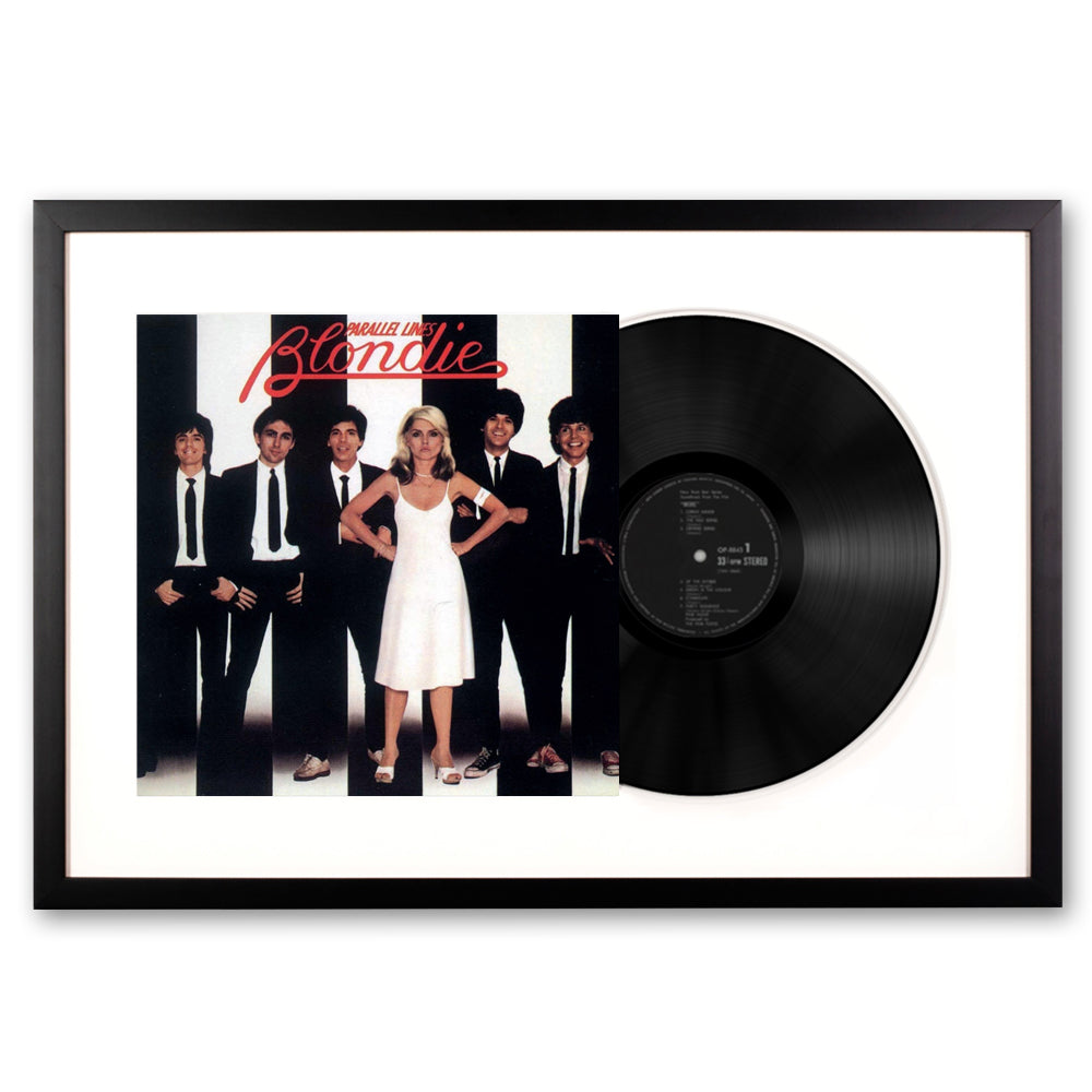 Framed Blondie - Parallel Lines - Vinyl Album Art