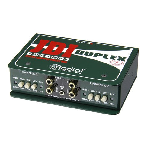 Radial Engineering JDI Duplex Stereo DI Box