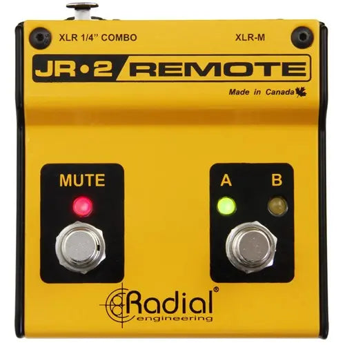 Radial JR-2 Remote Control A/B input select and mute-w/remote powered LEDs