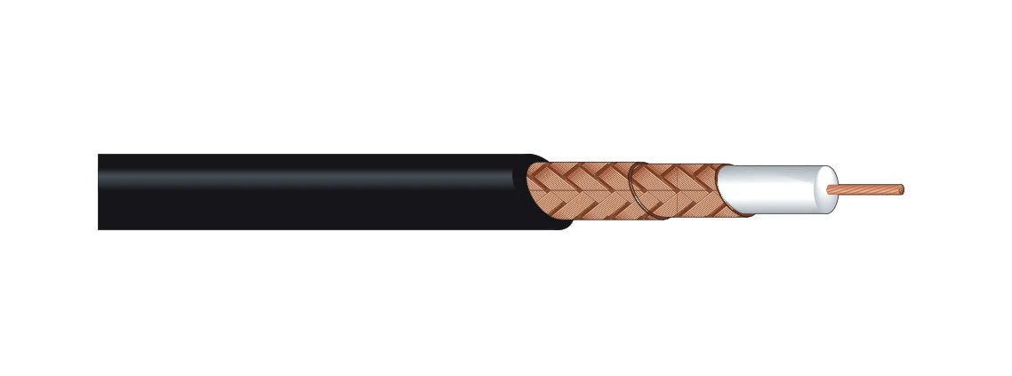 Canare L-4.5CUHWS coax cable black (100m reel)