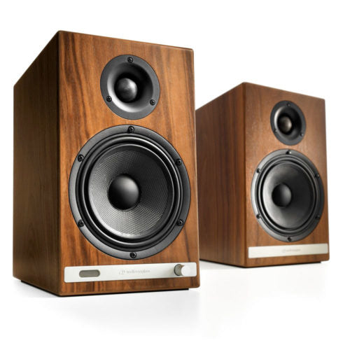 Audioengine HD6 Powered Speakers - Walnut