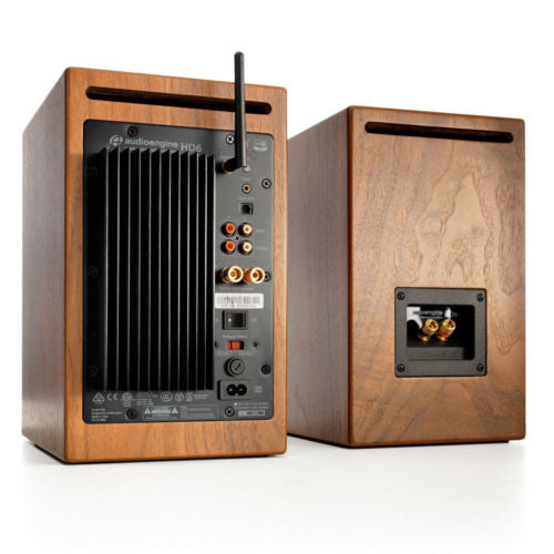 Audioengine HD6 Powered Speakers - Walnut