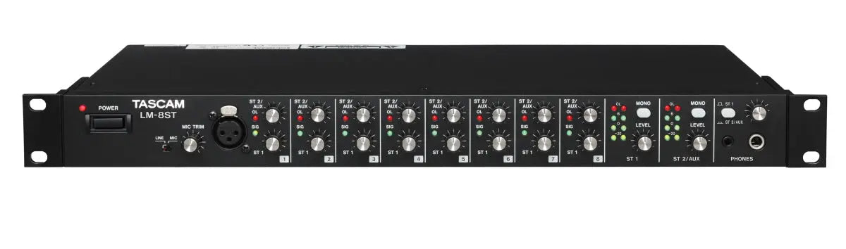 TASCAM LM-8ST 8-Channel Stereo Line Mixer TASCAM