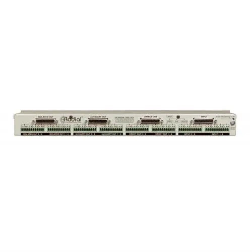 Radial LX8-J 8 channel balanced line level splitter with Jensen transformers