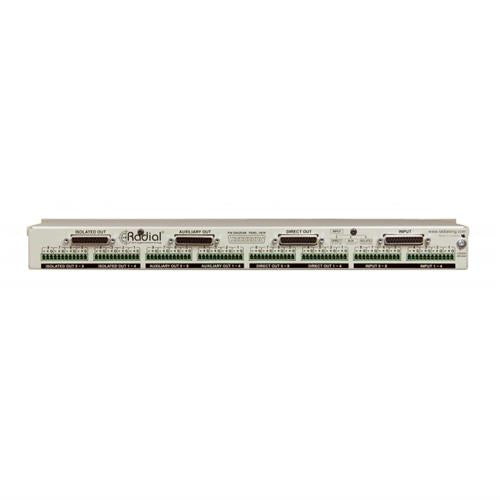 Radial LX8-J 8 channel balanced line level splitter with Jensen transformers