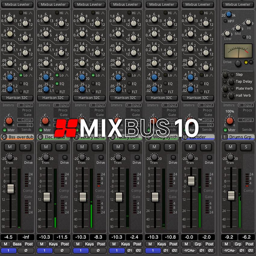 Harrison Mixbus 10 Digital Audio Workstation - Standard (Serial Nr + Download)