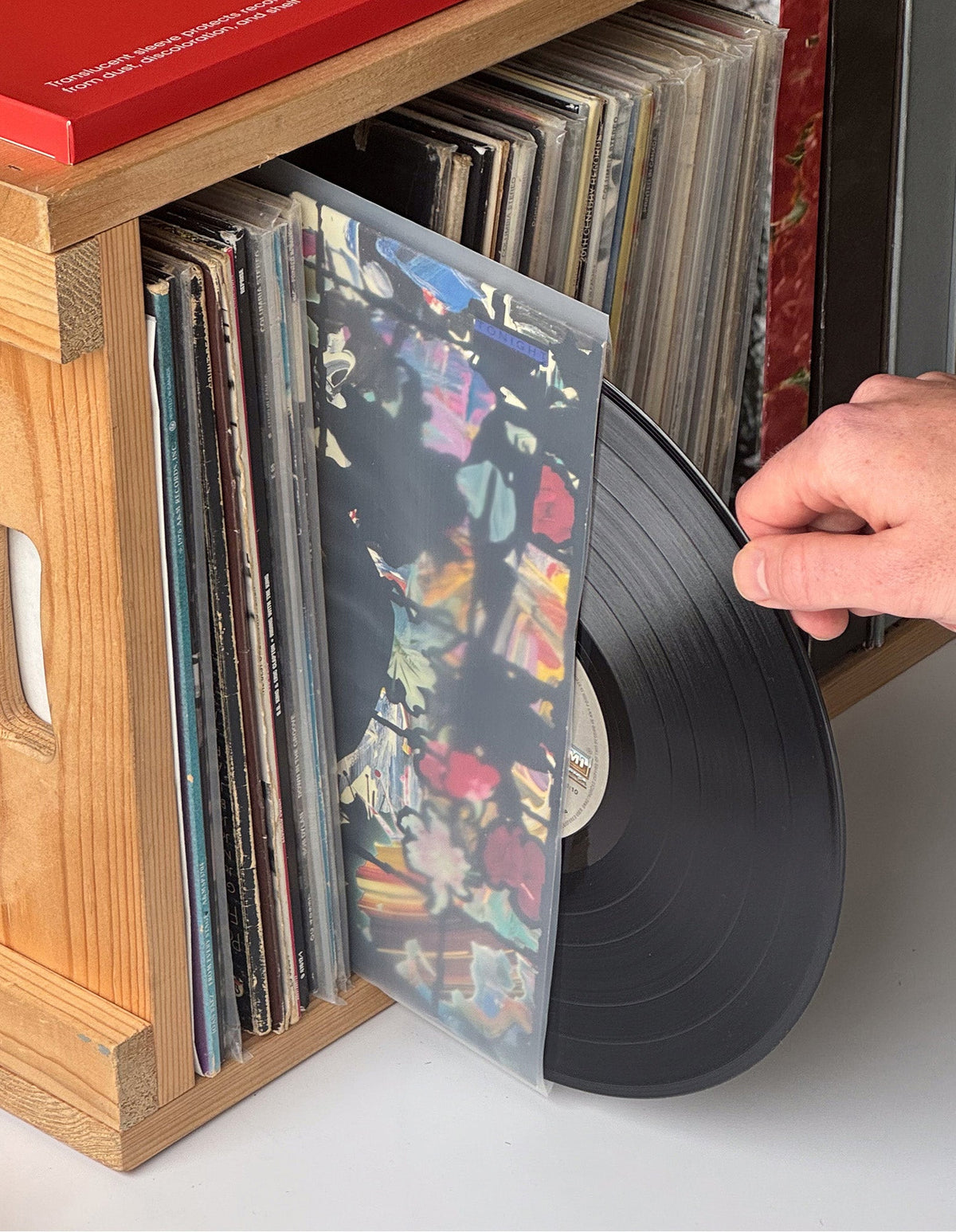 Kanto TT-CS20 Translucent Outer Cover Sleeves for 12" Vinyl Records — 20 Pack