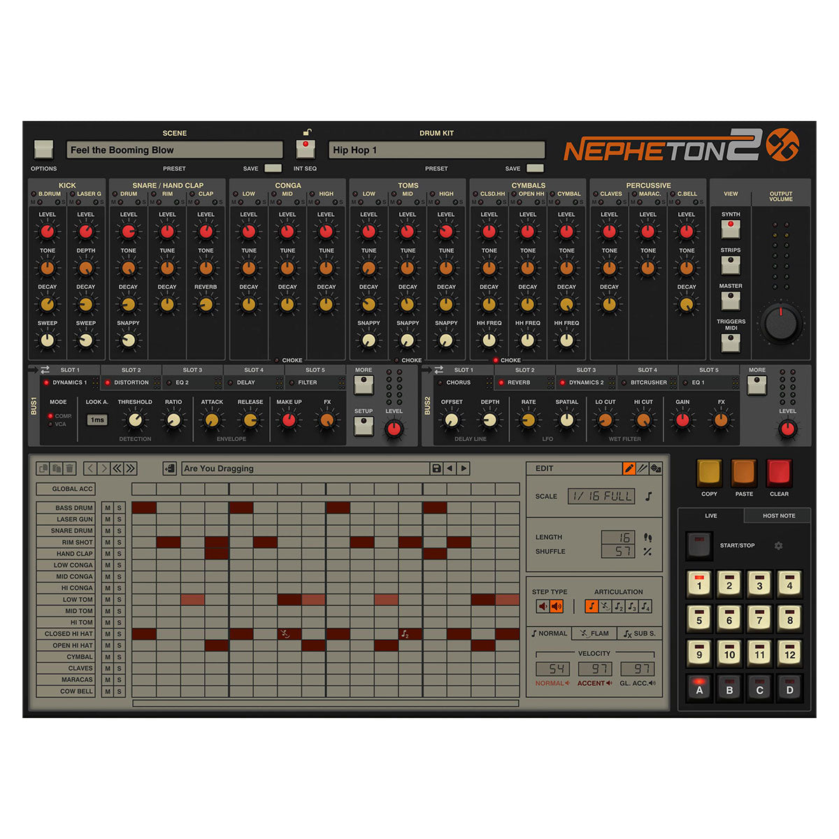 D16 Nepheton 2 - 808 drum machine emulation