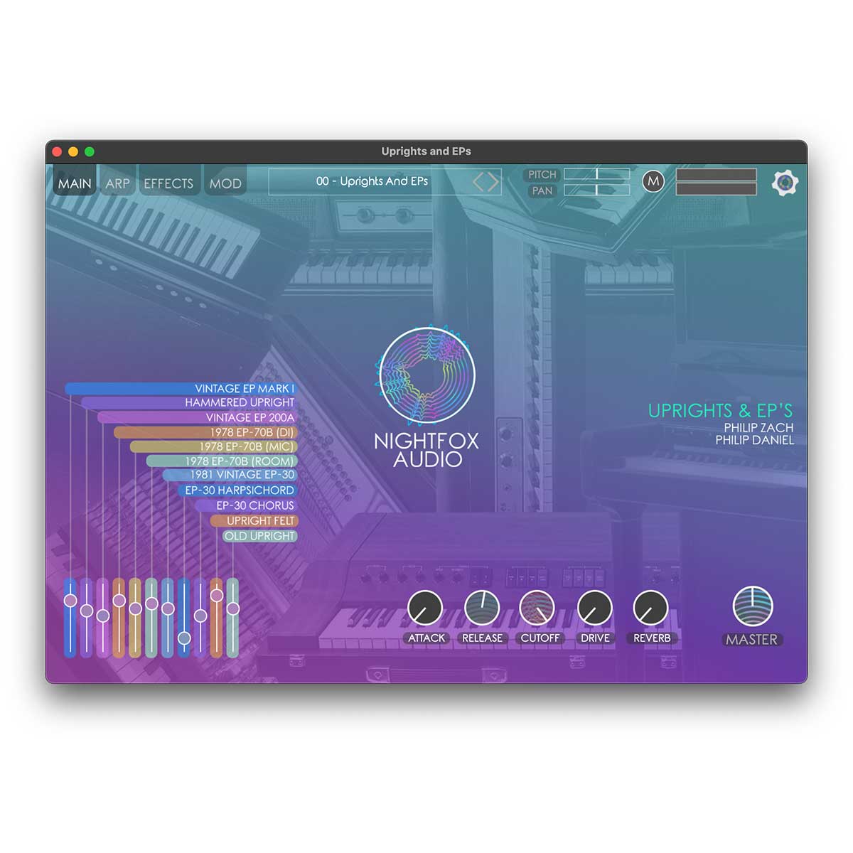 Nightfox Audio Nightfox Uprights and EPs (Serial Nr + Download)