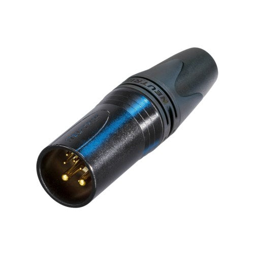 Neutrik NC10MXX-14-B 10-Pin Male XLR Cable Connector (XX-Series, Black)
