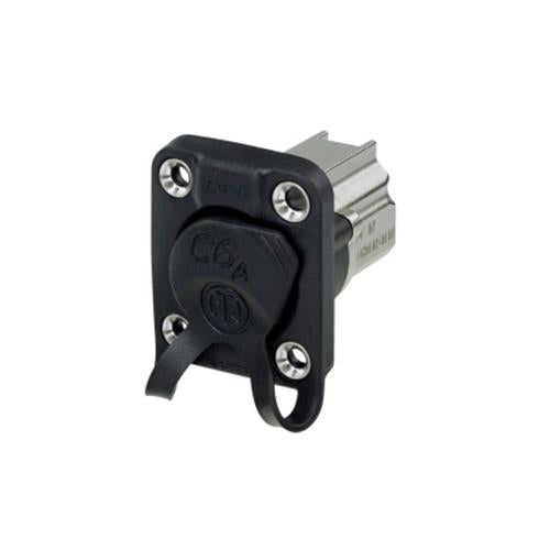 Neutrik NE8FDX-P6-W CAT6A etherCON Chassis Connector Feedthrough (IP65 Sealing Kit)