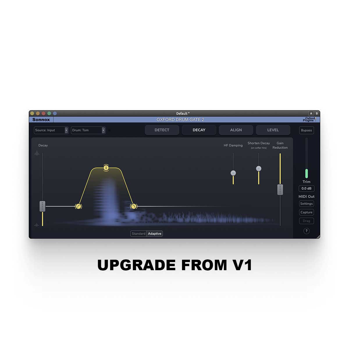 Sonnox Oxford Drum Gate 2 Native  - Upgrade from V1 (Digital Download)